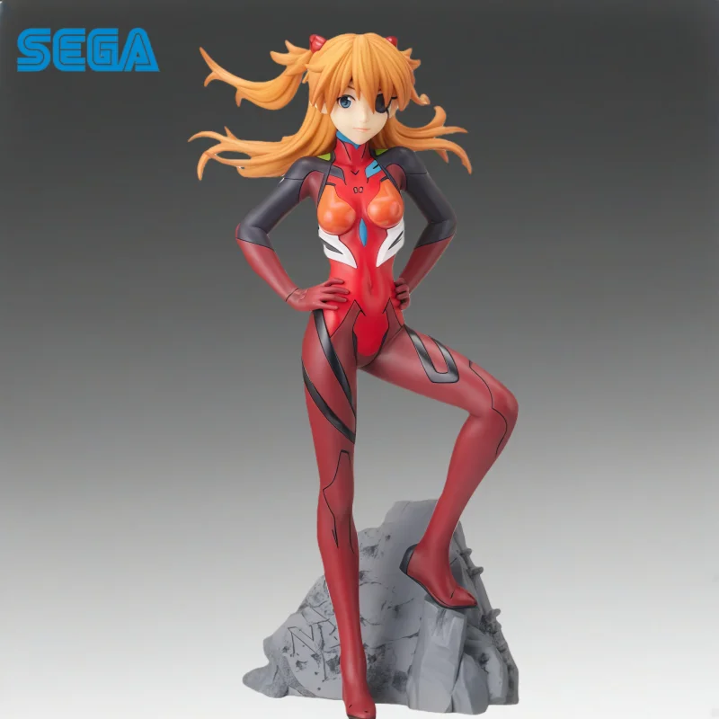 In Stock Sega Original New Century Evangelion Asuka Langley Soryu Action Figure Model Doll Brand New Boxed Toys Model Garage