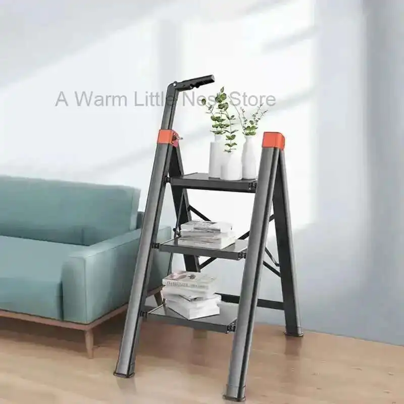 

Multifunctional Simple Step Ladders Folding Aluminium Ladders Thickened Telescopic Step Stools Kitchen Step Stool Home Furniture