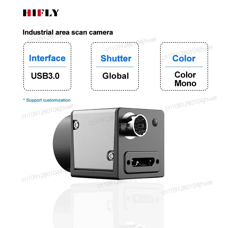 

In Stock HIFLY USB3.0 1920*1080 120fps 2MP 1/2.8" CMOS C-mount Rolling Shutter Machine Vision Industrial Camera
