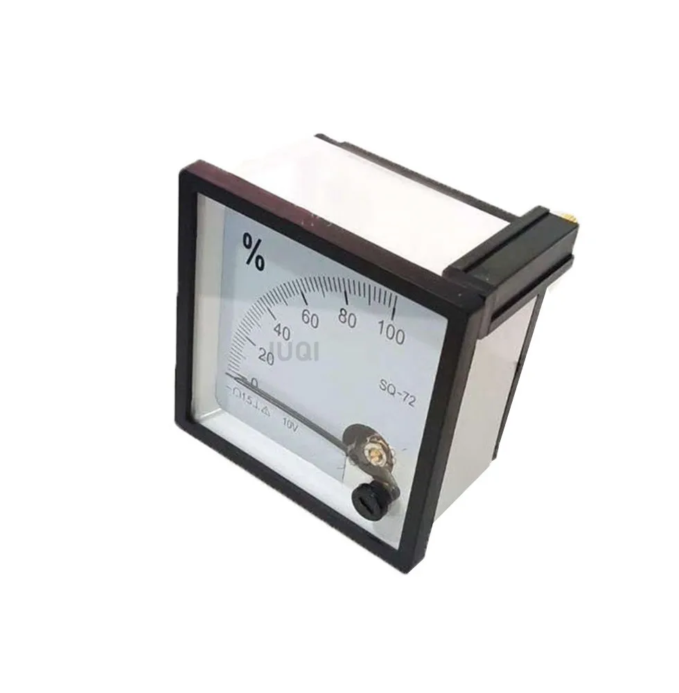 NEW  Pointer type instrument DC opening meter SQ-72-100% 10V 4-20mA 100% percentage meter ammeter voltmeter