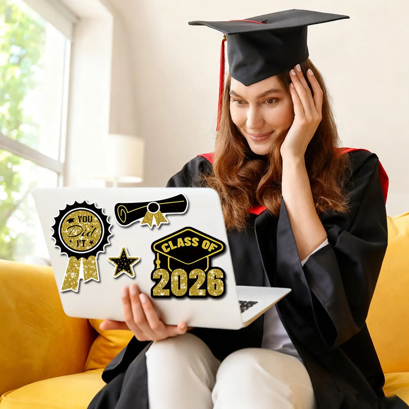 Car Magnet 20 Piece Reusable Auto Decorations 2026 Graduation Refrigerator Magnets For Garage Doors Fridges Mailboxes