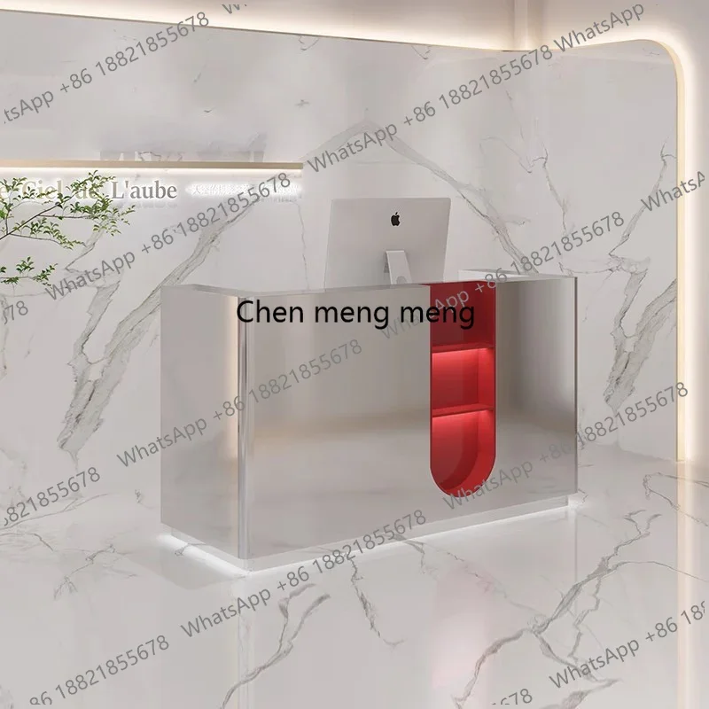 

z0189Drawer Aesthetic Reception Desks Restaurant Best Company Beauty Reception Desks Salon Unique Escritorio Commercial Furnitur