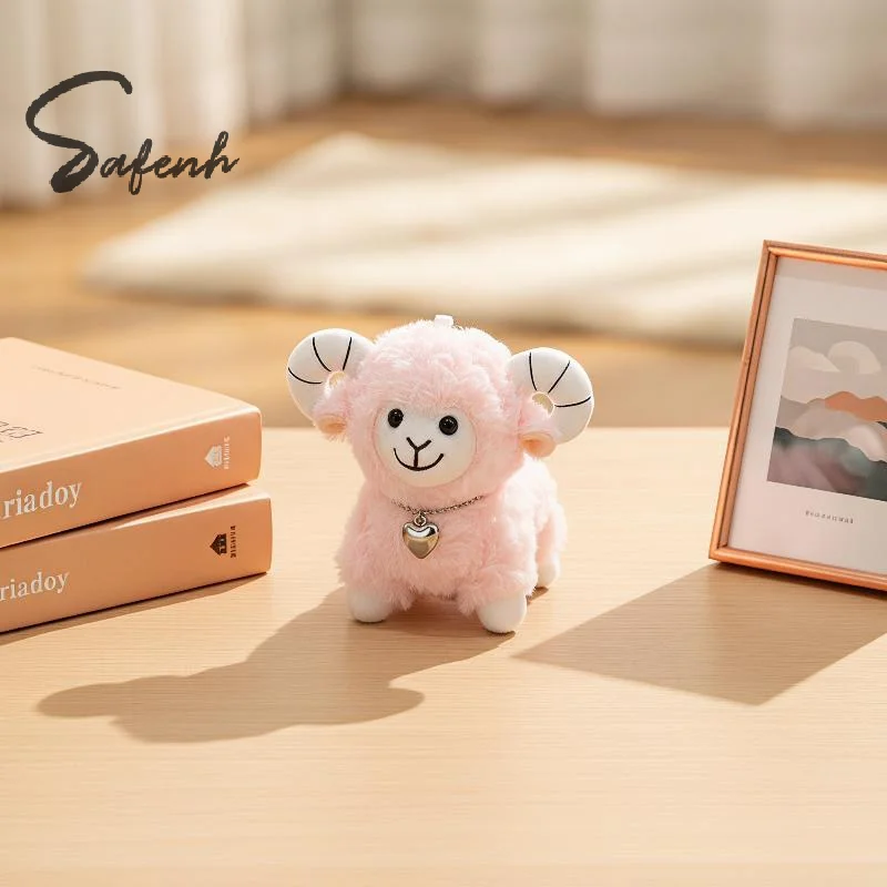 New Goat Plush Toys Sheep Doll Simulation Goat Plushie Toys Stuffed Animals Sheep Doll Home Decor Kids Toys