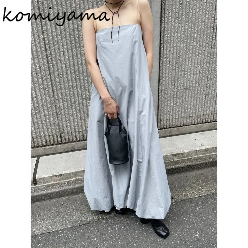 Loose Pockets Vestidos Mujer Japanese Simple Fashion Women Dresses Sexy Stripe Dress Spring Summer Vestido 2025 New Robes