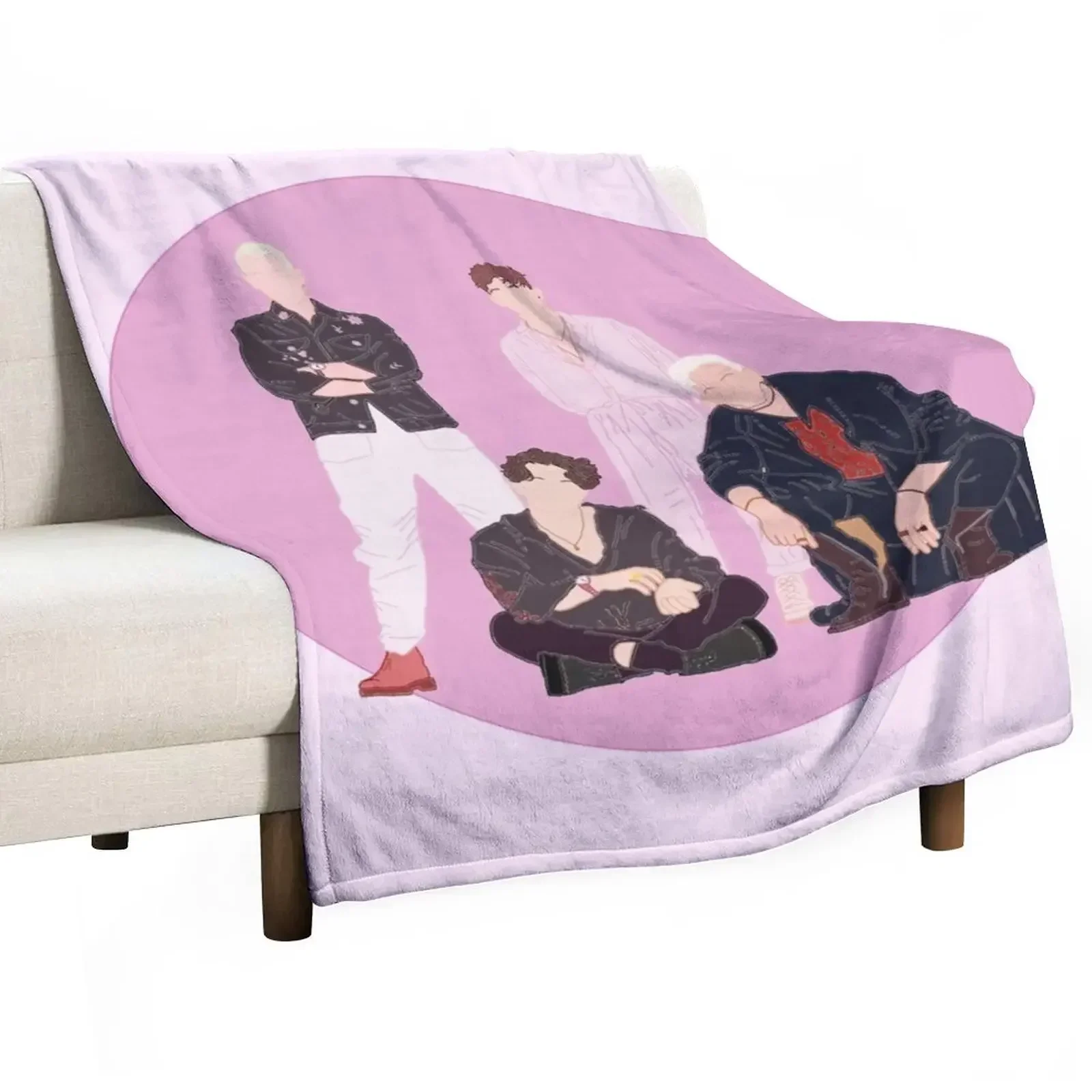 The Vamps Cherry Blossom Throw Blanket Decorative Sofa Softest Blankets