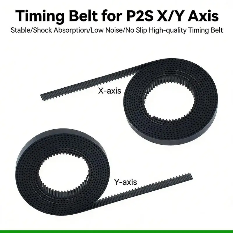 U55C Anti Slip 2GT Timing Belt for 3D Printer X Y Axles Prevents Layer Shifting Issues