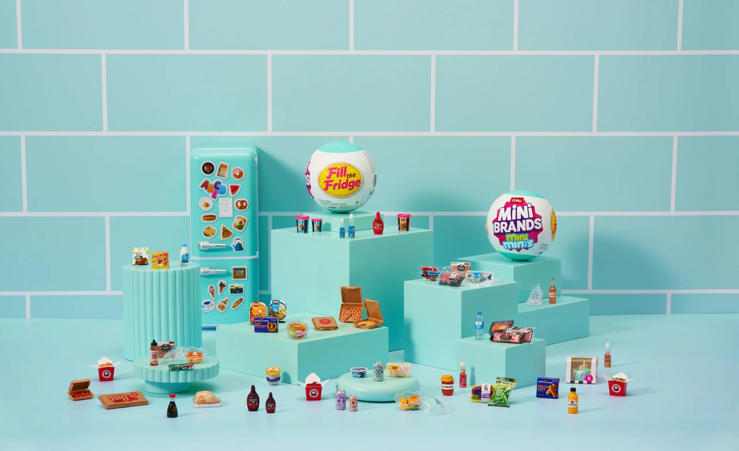 5x مفاجأة الكرة الماركات الصغيرة سلسلة صغيرة صغيرة غامضة كبسولة صندوق أعمى مصغرة حقيقية تحصيل اللعب الهدايا