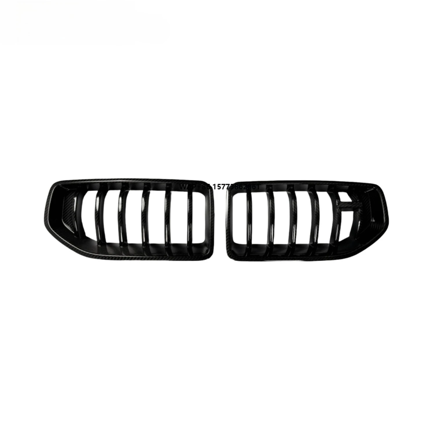For  G87 M2 Ad Dry Carbon Fiber Front Grille Front Bumper Black Carbon Fiber Grill Radiator Grille