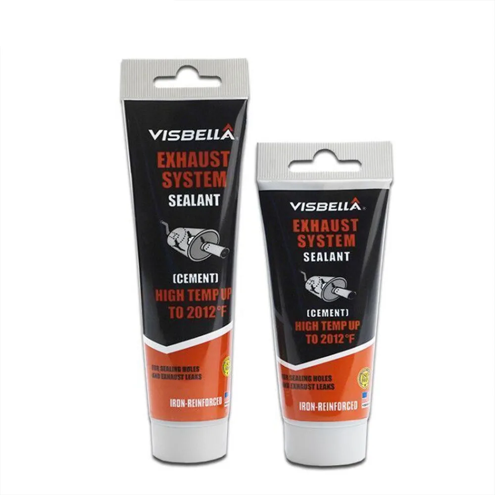 

High-Temp Sealant for Car/Motorcycle Exhaust & Tailpipe Repair 75/150g High Temperature Sealant Exhaust Pipe Metal Repair Paste