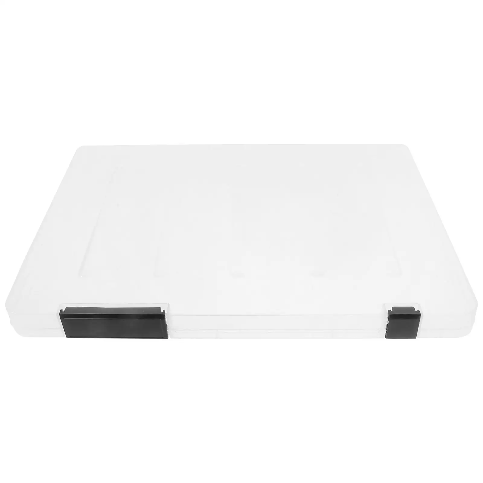 

Plastic File Boxes A5 Size Transparent Design For Home Office Travel Document Holder Scrapbook Paper Storage Portable