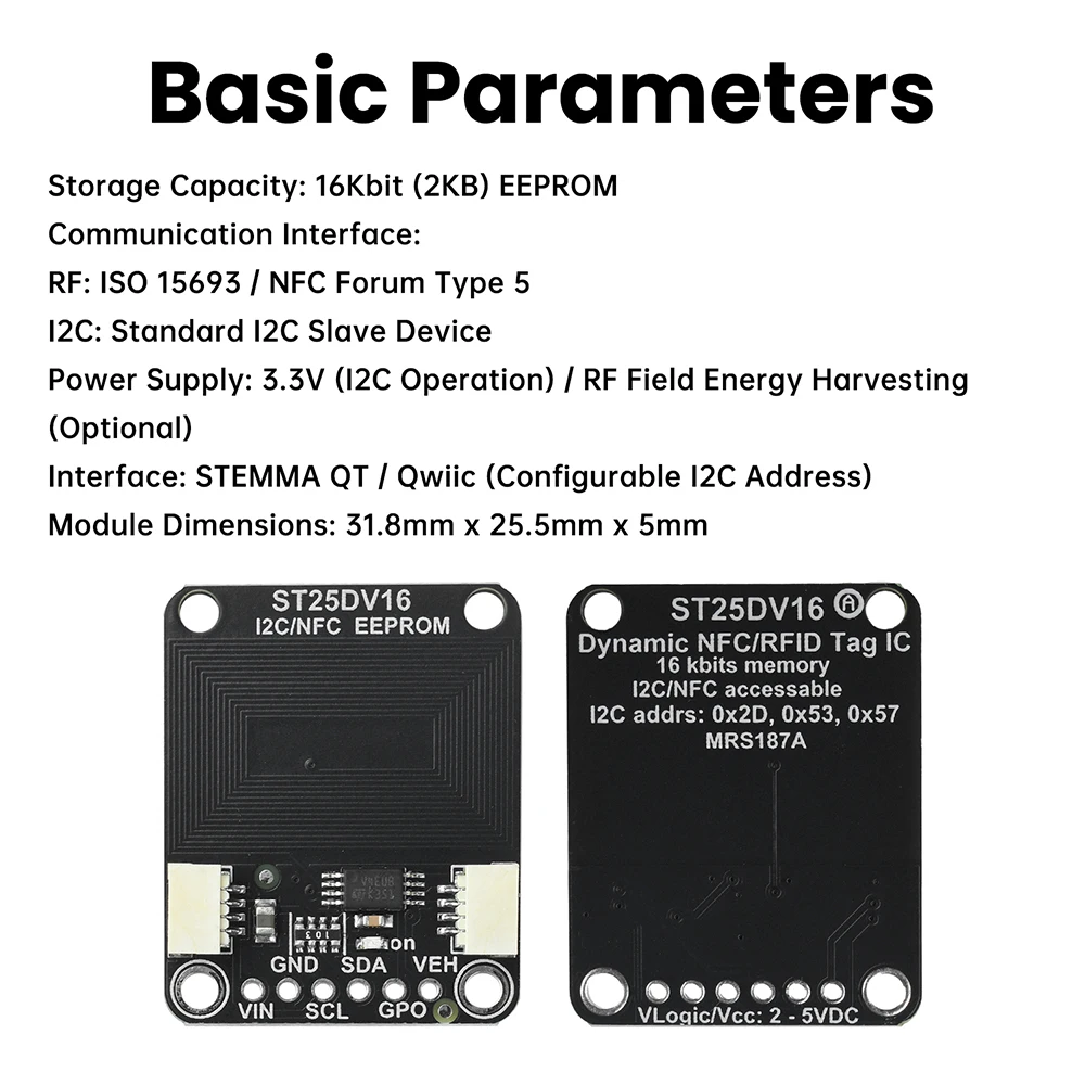 ST25DV16K I2C Rfid …