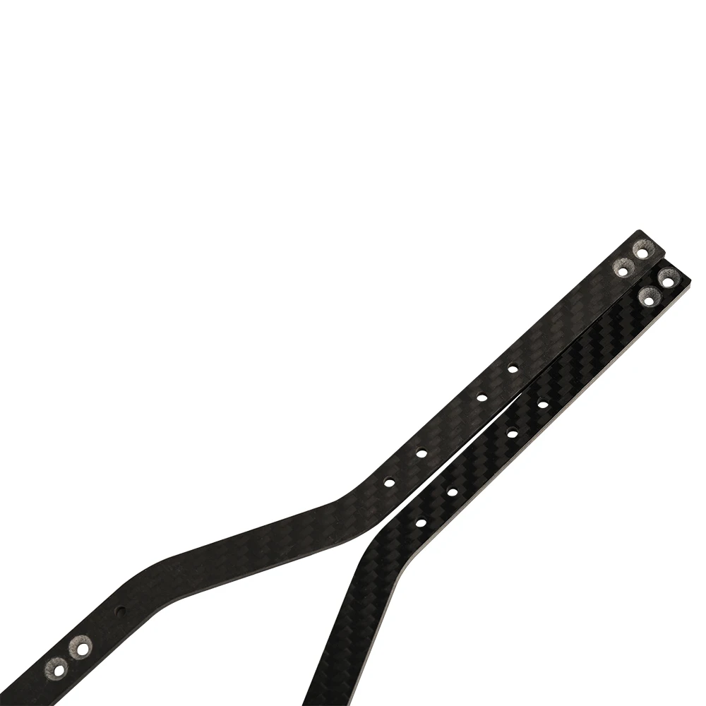 2Pcs Carbon Fiber Chassis Frame Rail for Axial SCX10 II 90046 90047 1/10 RC Crawler Car Upgrades Parts Accessories