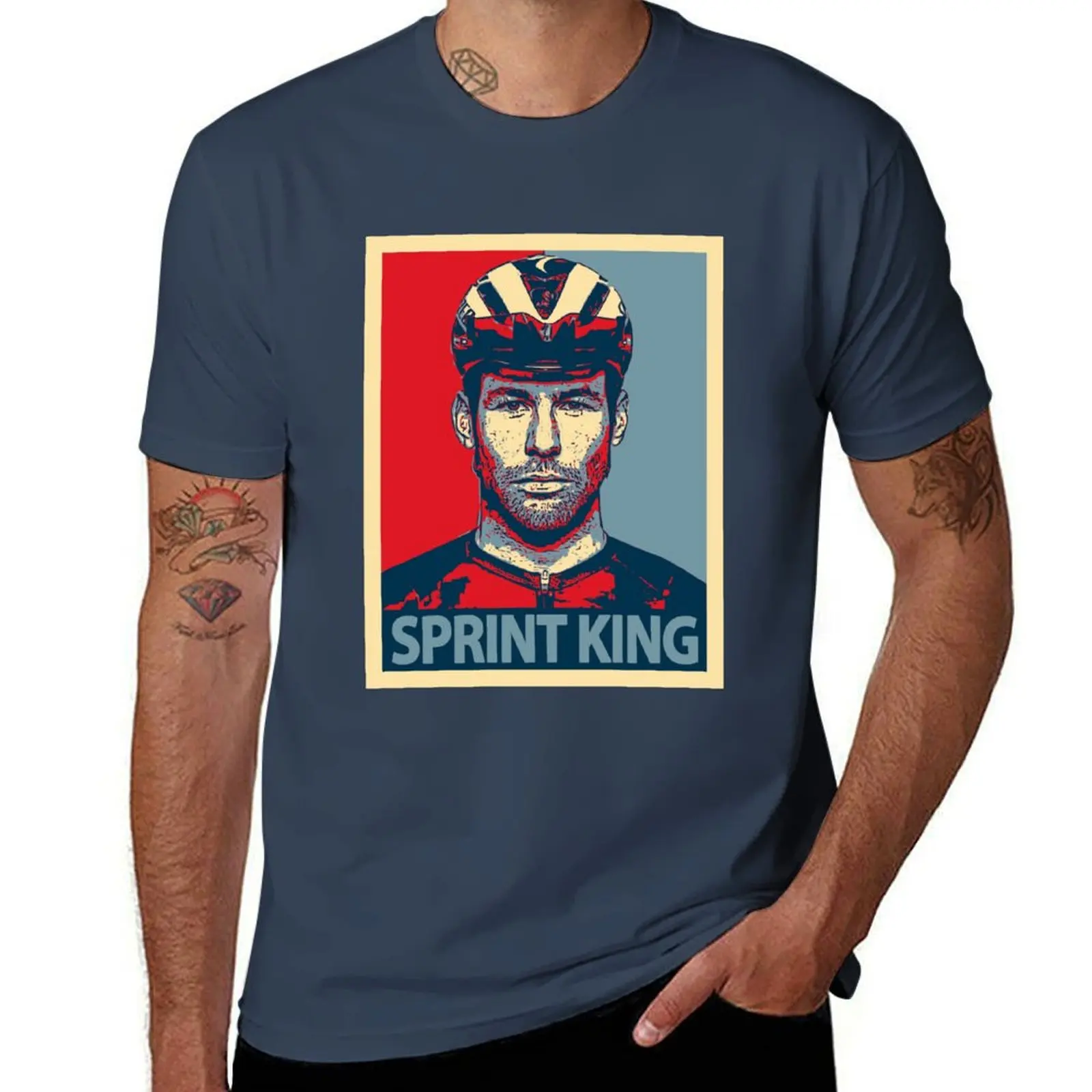 Mark cavendish trending T-Shirt t shirt man cotton t shirt man luxury men t shirt cotton 100% T-Shirt