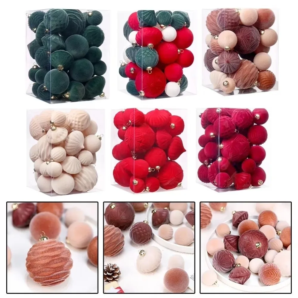 جديد توافد عيد الميلاد الكرة عيد الميلاد الحلي هدية الكرة شجرة عيد الميلاد زخرفة DIY بها بنفسك زينة عيد الميلاد شجرة عيد الميلاد المعلقات المعلقة