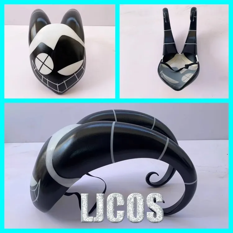 Anime Hazbin Lute Mask Angel Cosplay Costume Prop Hotel Fight Halloween Carnaval Party Color Anime Cosplay Prop Wig Shoes Prop