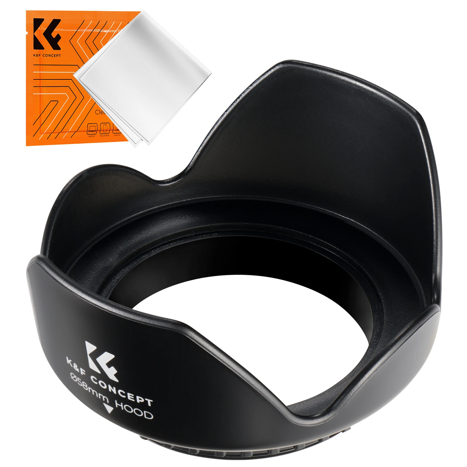 K&F Lens Hood Camera Lens Hood Shade For 52mm 58mm 67mm Camera Lens Sony Canon Nikon Fuji etc