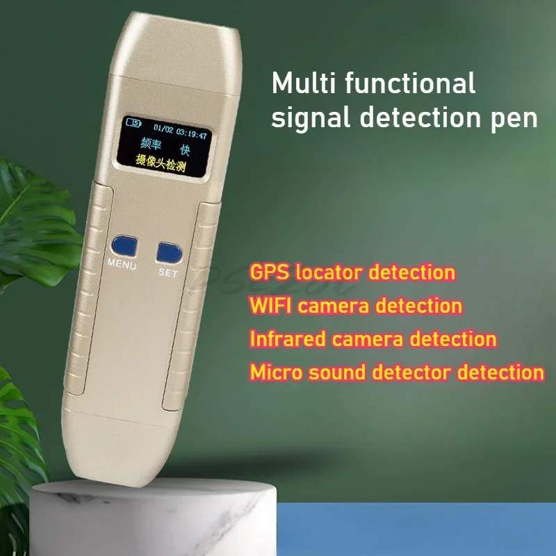 Wireless Signal Detector for Anti Spy Bug and Anti Spy Photography Inspection, Scanning Hotel Camera Signal Detector