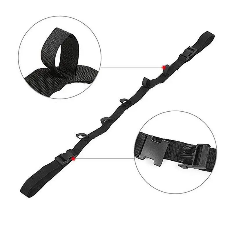 Car Fishing Rod Holder Strap Multi-functional Fixed Belt Car Fishing Rod Holder Convenient Solution Fishing Pole Storage Carrier