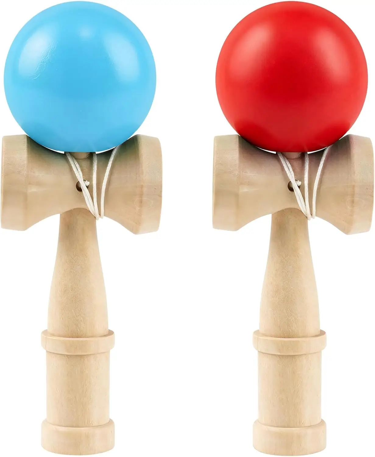 

2 Packs Kendama Toy,Quality Wooden Catch Ball in Cup Game,Hand Eye Coordination Training,for Various Party Game,Birthday Gift（Red,Blue）