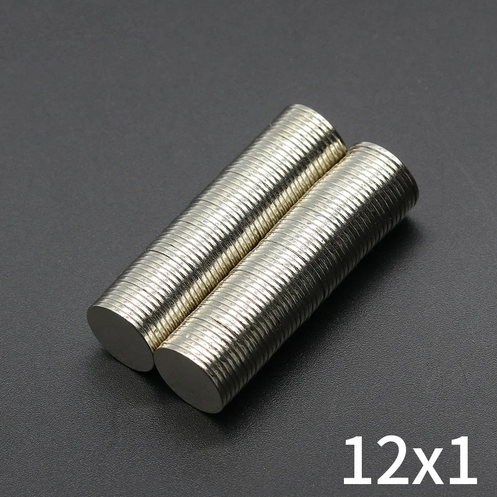 

12x1mm Round Super Strong Magnet Powerful Neodymium Magnets N35 NdfeB Permanent Magnetic imanes Refrigerator Magnet