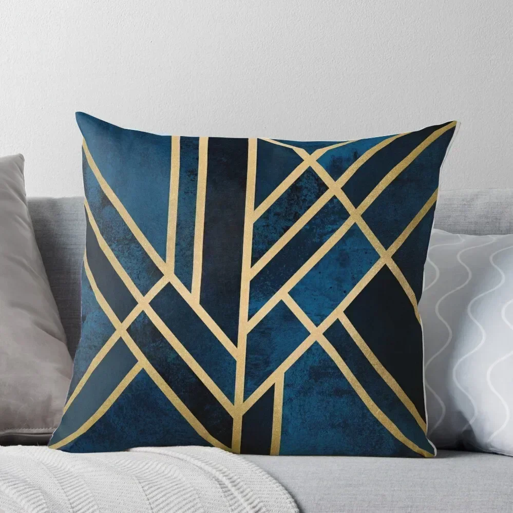 Art Deco Midnight Throw Pillow Pillowcases Cushion Covers Sofa Pillowcases Decorative Cushions For Living Room pillow