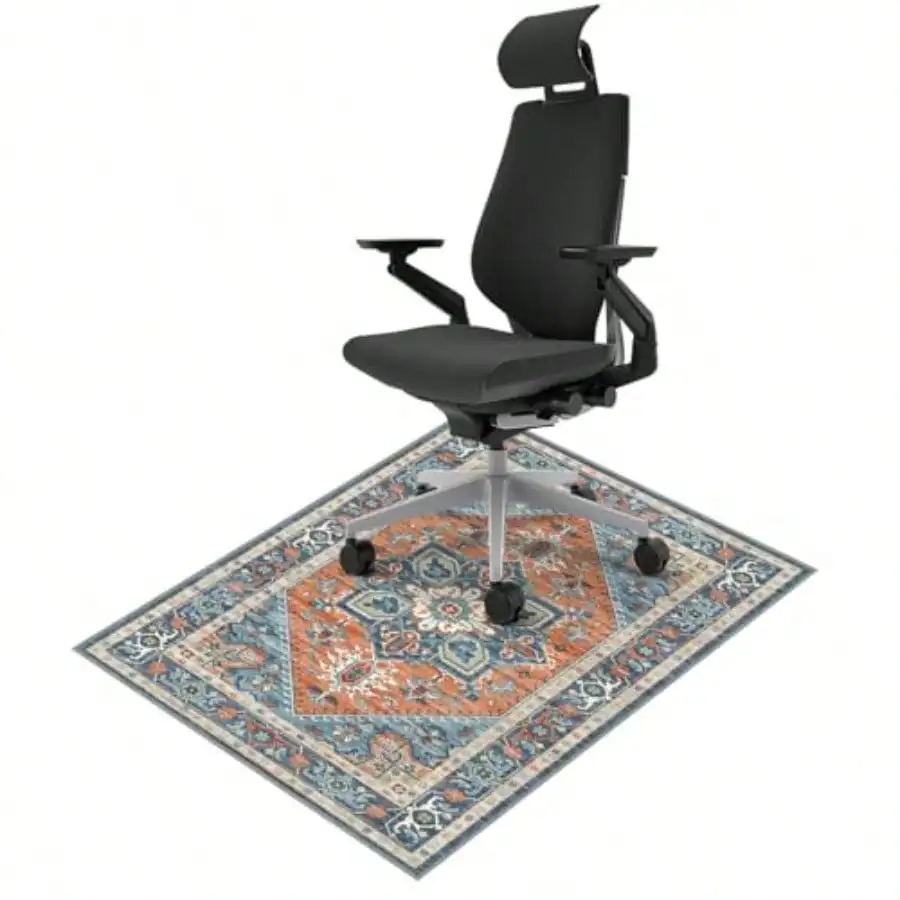 

Office Chair Mat for Hardwood Floor - 36"x48" under Desk Rolling Anti-Slip gaming Mat