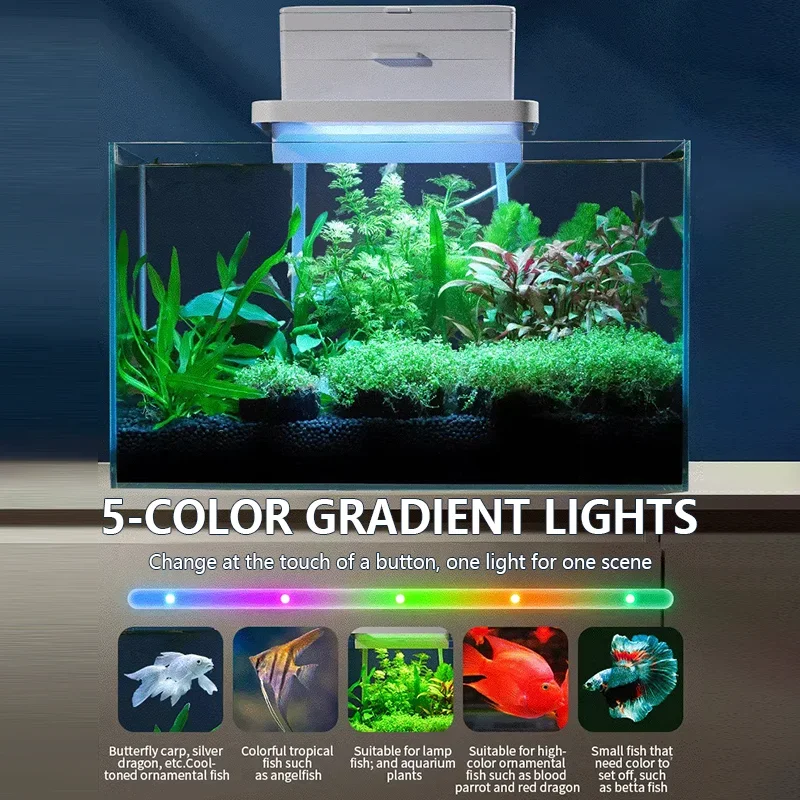 

3-in-1 Filter Aquarium Circulating Pump Fish Tank Filter Aquarium External Drip Box Fish Tank Filter Box Water Purification