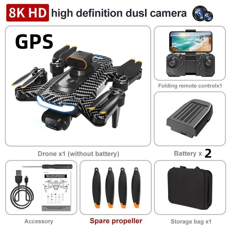 GPS derone A14Pro RC Drone 4K Professinal With 1080P Wide Angle HD Camera Foldable Helicopter WIFI FPV Height Hold Gift Toy