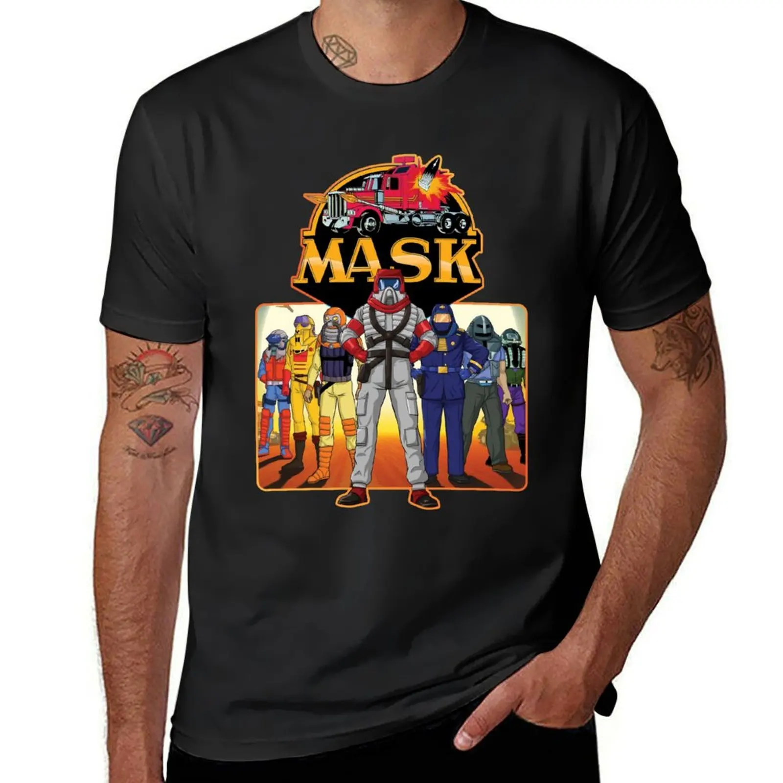 Always wear your M.A.S.K T-Shirt shirts graphic tees Blouse quick drying clothes for men