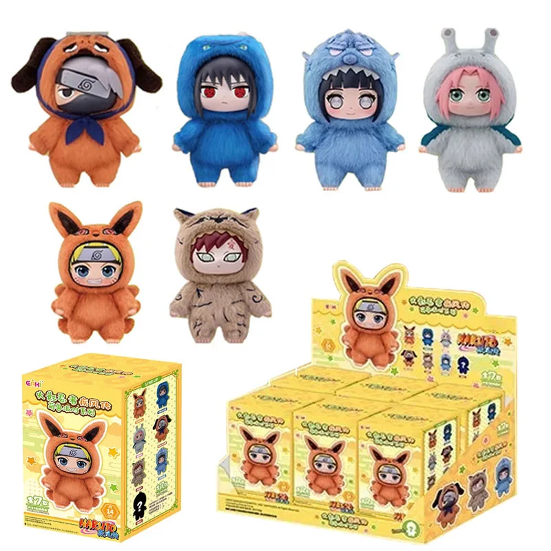 

Наруто Шиппуден Зверь Вечеринка Серия Виниловая Фигурка Плюшевая Текстура Слепая Коробка Чиби Какаши Саске Коллекционный Рождественский Подарок