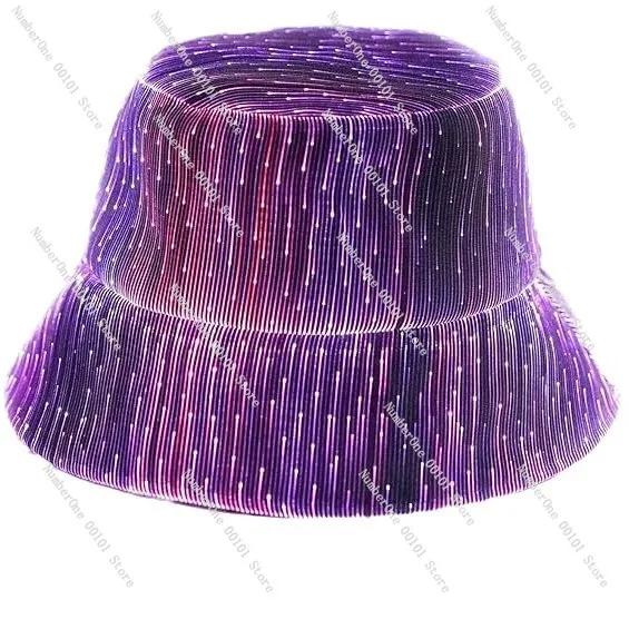 Fiber Optic Luminous Hat LED Flash Cap Outdoor Fashion Light Up Hat Party Festival Hat