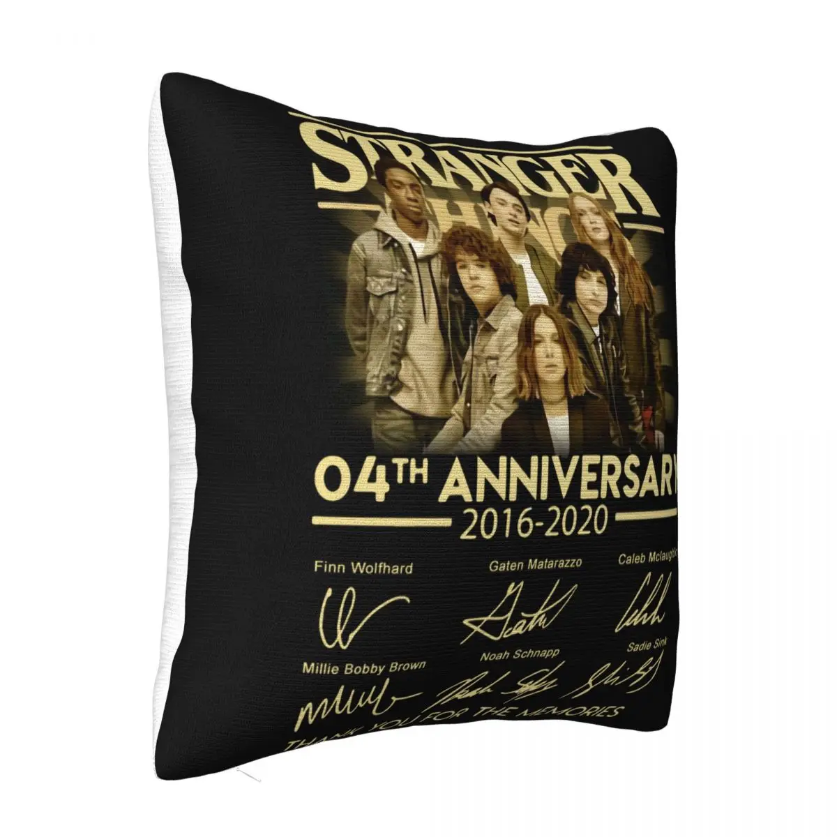 Stranger Th Ng 04Th Anniversary 2016 2020 Thank You For The Memories Banda Pillow Case