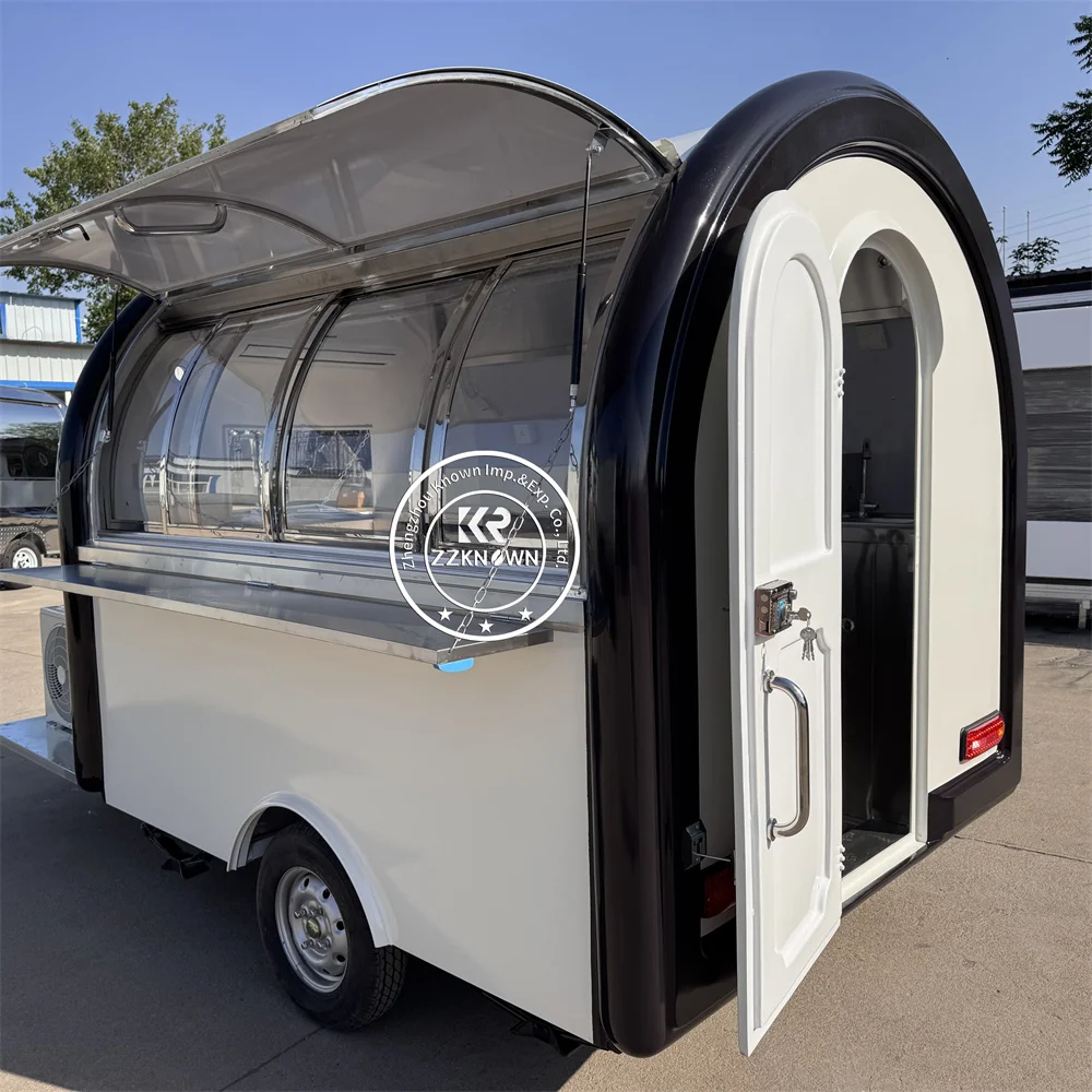 

Custom Fast Food Truck Restaurant Concession Catering Trailer Commercial Food Trailer Outdoor Mobile Food Cart For Sale