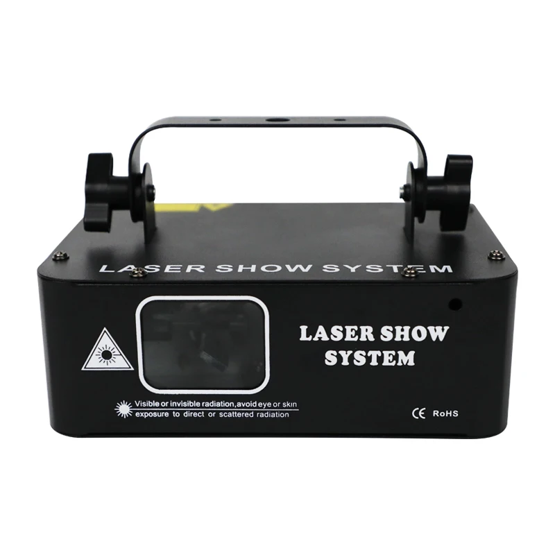 Profissional Disco DMX Beam Scanner Projetor, Stage Laser Lights Effect para Party Nightclub, RGB Controller, 500MW