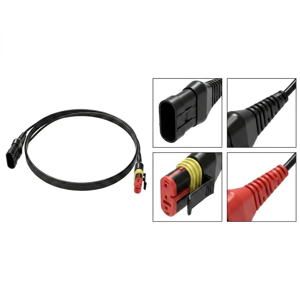 Extension Cable 300cm 500cm 1000cm Flexible Power Cord For Sileno R80Li Robotic Lawnmower Garden Mower Parts Accessories