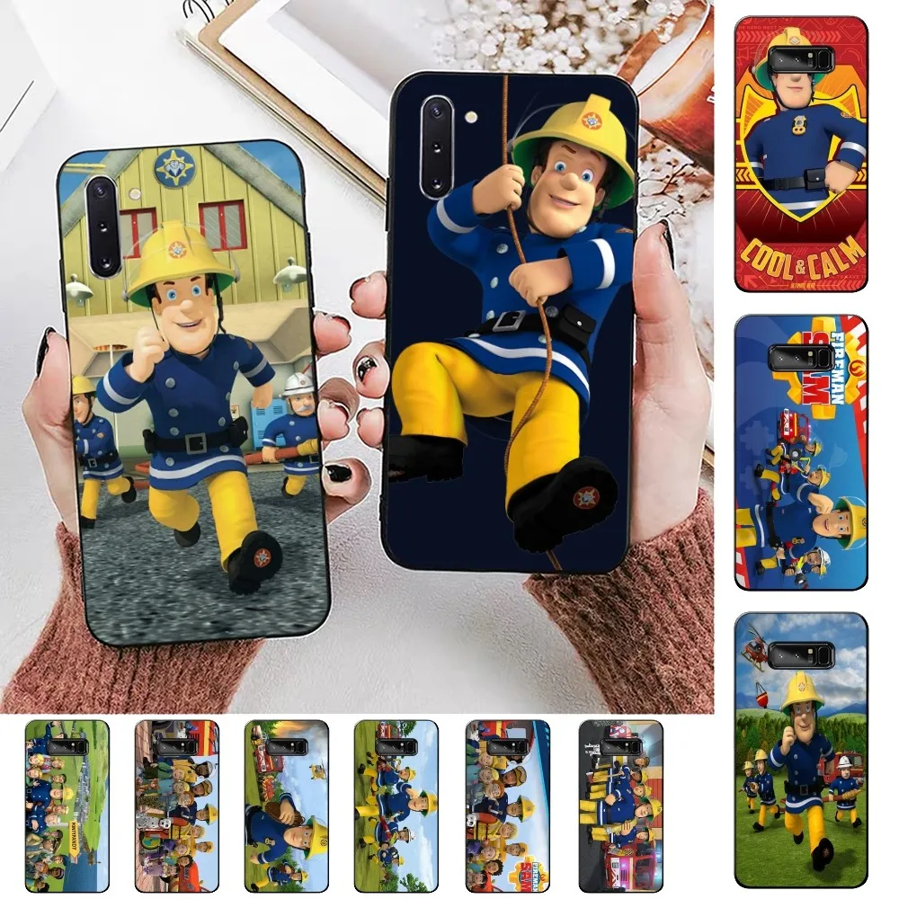 F-Fireman Sam Phone Case For Samsung Note 8 9 10 20 pro plus lite M 10 11 20 30 21 31 51 A 21 22 42 02 03