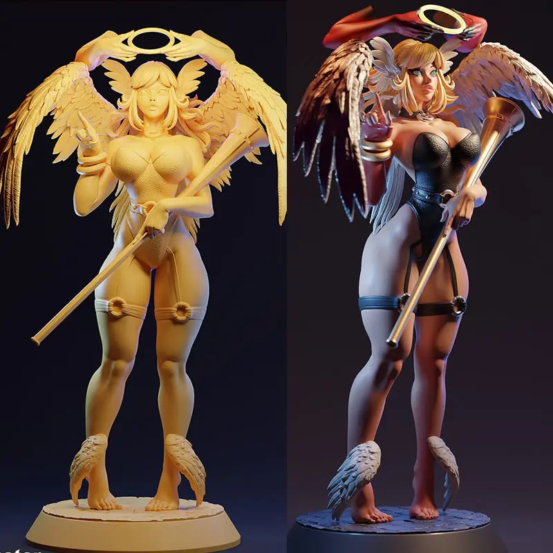 2 Styles Game Character 6412 Hong Queen 3D Print Model Unassembled Unpainted Custom Jigsaw Puzzle NSFW GK Figure Model Kit