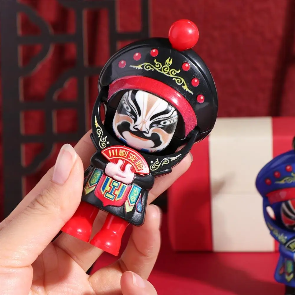 Face Change Sichuan Opera Face Changing Doll Plastics Sichuan Opera Face Changing Toy Chinese Style Mini Opera Face Makeup