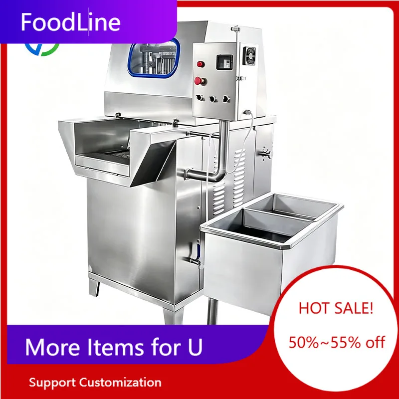 Automatic Stainless Steel Brine Injector for Meat Processing High Efficiency Chicken Beef Fish Marinade Customized