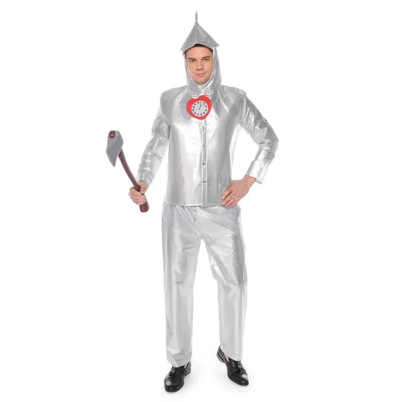Una lettiera degli orsi per adulti Halloween Carnevale Festa Mago di Oz Costume Cosplay Natale Masquerade Anime argento Tin Ma 2025 Nuovo