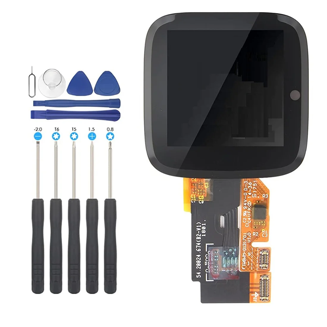 Kit d'assemblage de Hébergements eur d'écran tactile LCD pour Fitbit Versa, FB504, montre intelligente FBaffair