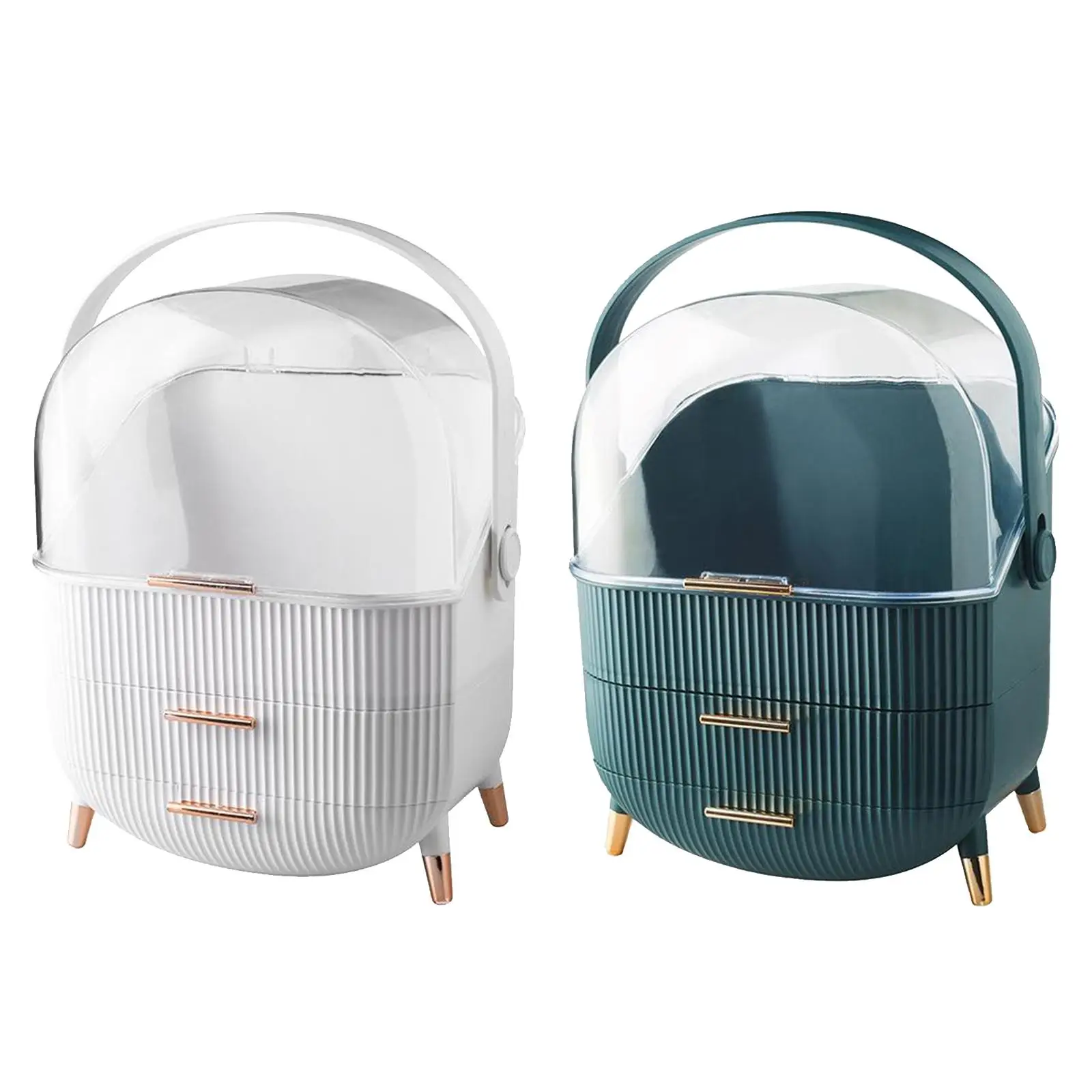 حافظة ماكياج للسفر ، منظم تخزين مستحضرات التجميل