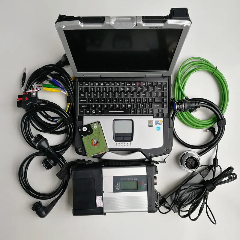 

MB Star C5 SD Connect HDD 2023.09 HHTwin Diagnosis System Compact 5 DTS/EPC для автомобилей Mercedes, грузовиков, автобусов Win10 Toughbook CF31 4G