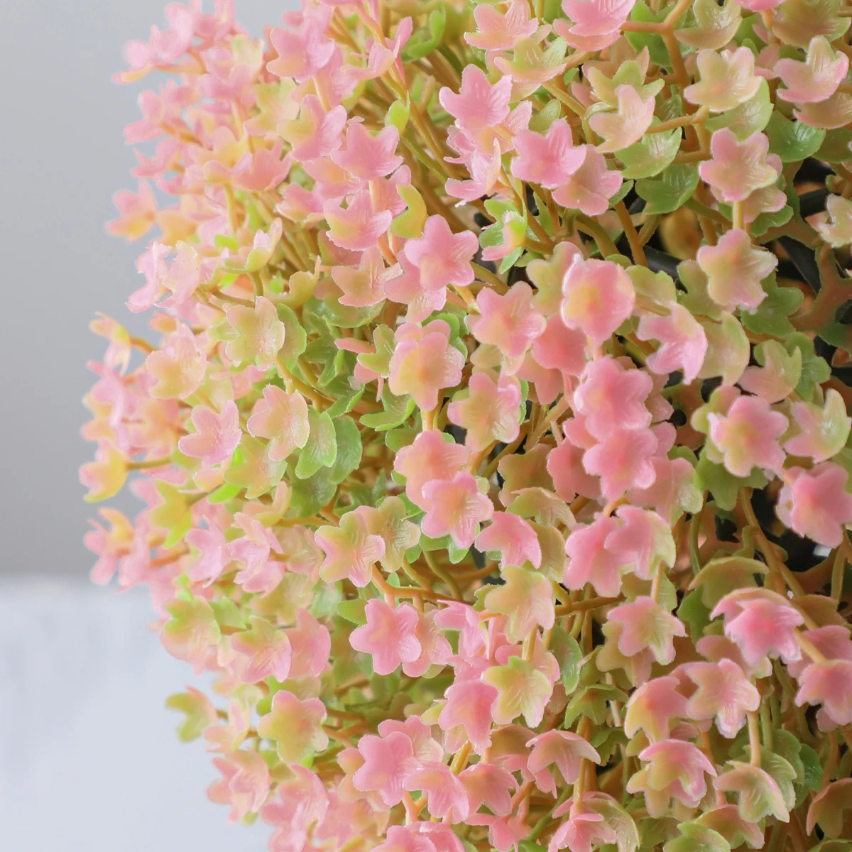 XIYA FLOWER Artificial Rose Ball Artificial Flower Ball Pink PE Material Wedding & Garden Home Decor