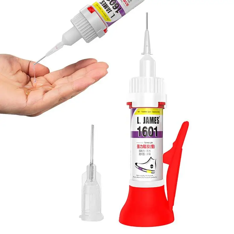 30ml Shoe Glue Repair Adhesive Strong & Waterproof Strong Quick Dry Shoe Repair Adhesive For Casual Shoes Faux Leather Shoes