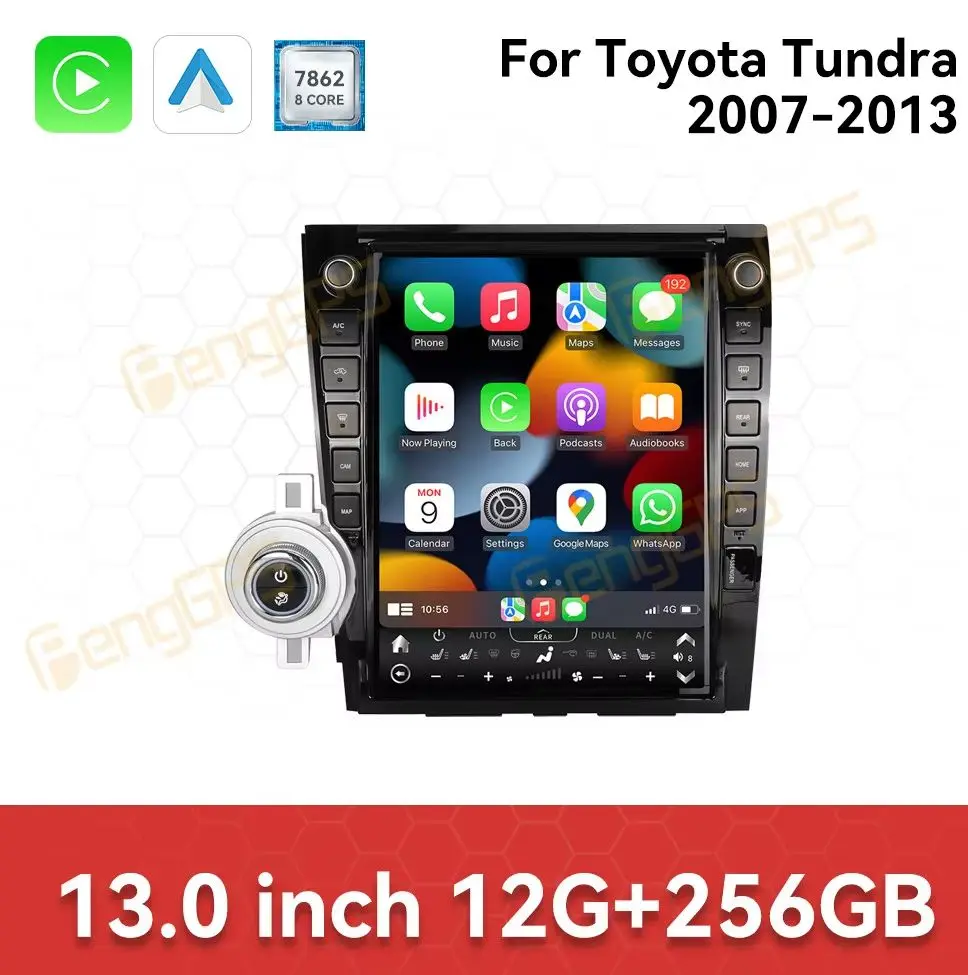 Android 14 For Toyota Tundra 2007-2013 Wireless CarPlay Multifunction Player Car GPS Navigation 13