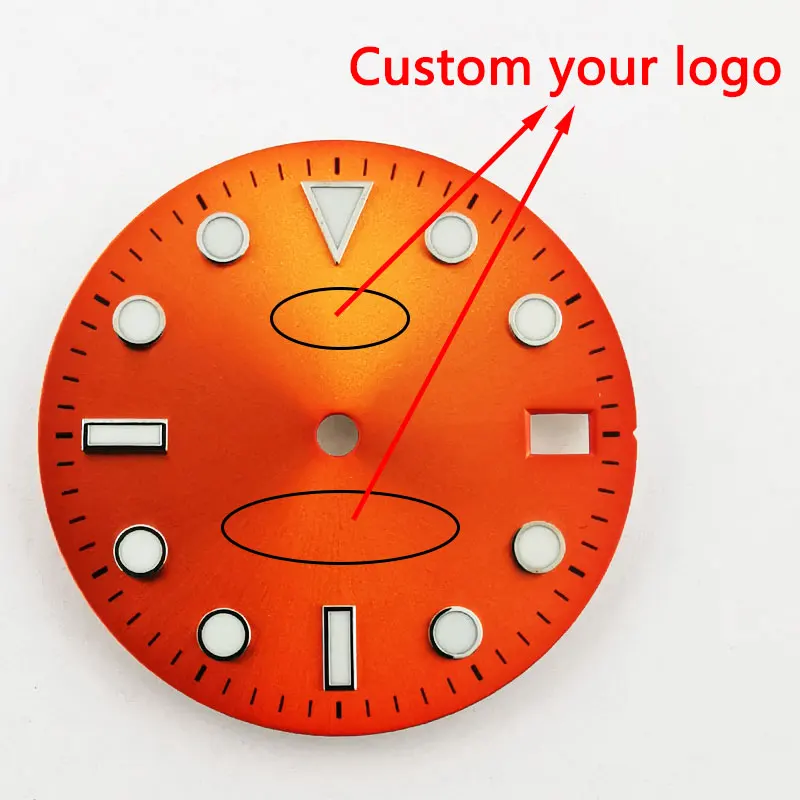 Customized watch or dial LOGO, laser-engraved back cover of the case, strap, crown
