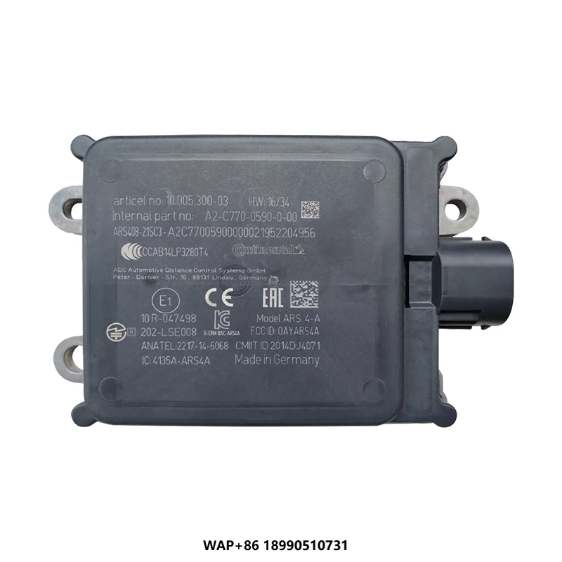 

Continental ARS408-21 Long Range Radar Sensor 77GHz Vehicle Detector Traffic Millimeter Wave Distance Sensor