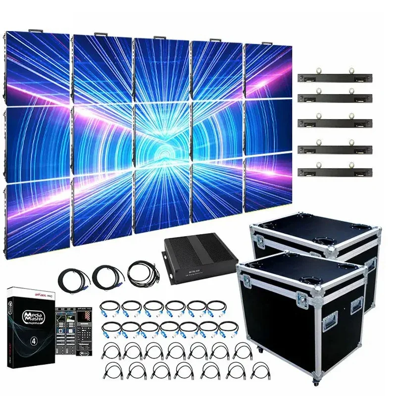 Shenzhen Profession 16x9  Smd P4 Led Video Wall Tv Big Billboard Prices Outdoor Display Screen