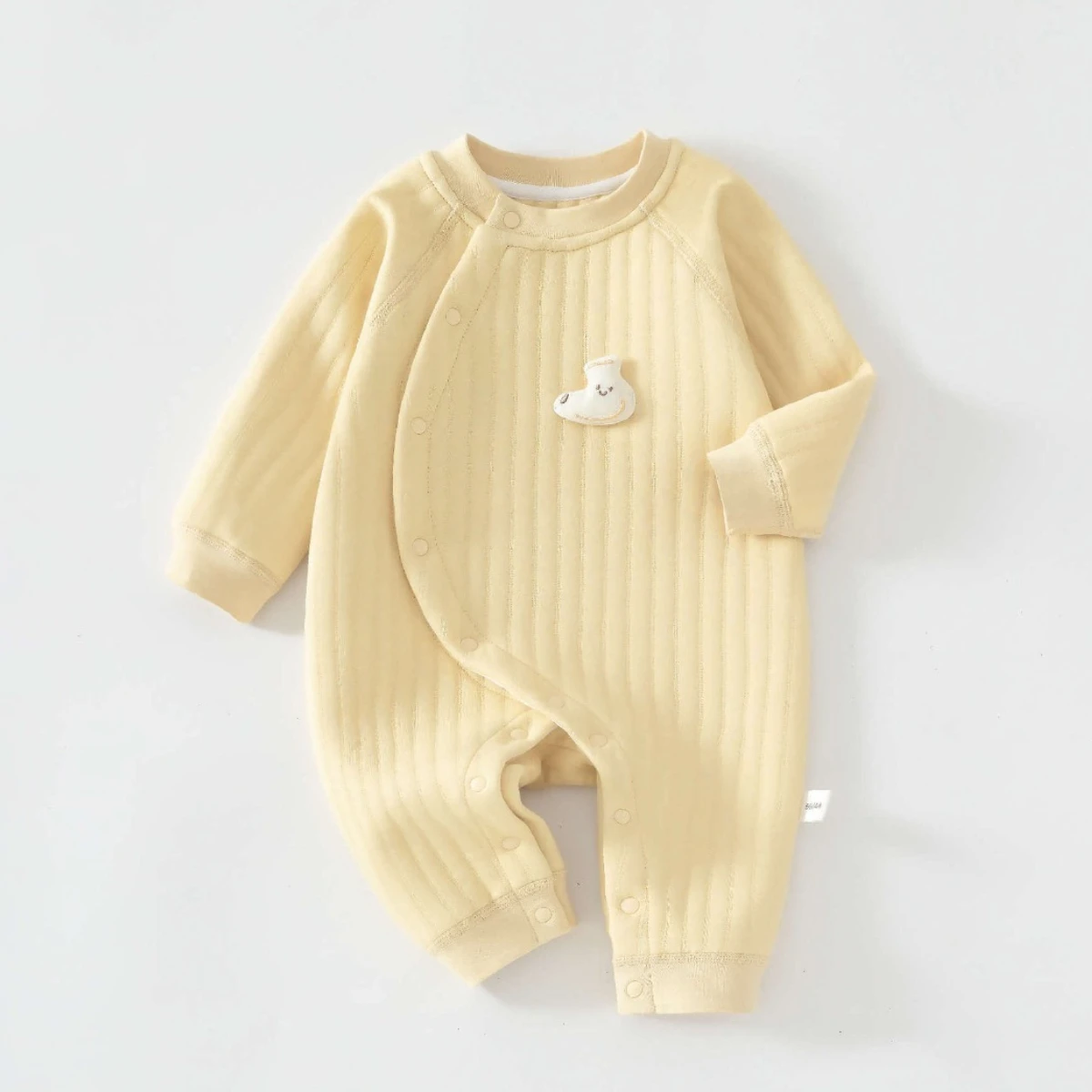 Baby Clothing Quilt - Pikowany bawełniany rampers dla niemowląt z